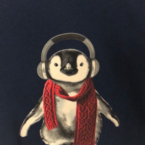 Baby boys penguin T-shirt- winter cute! - Picture 5 of 6